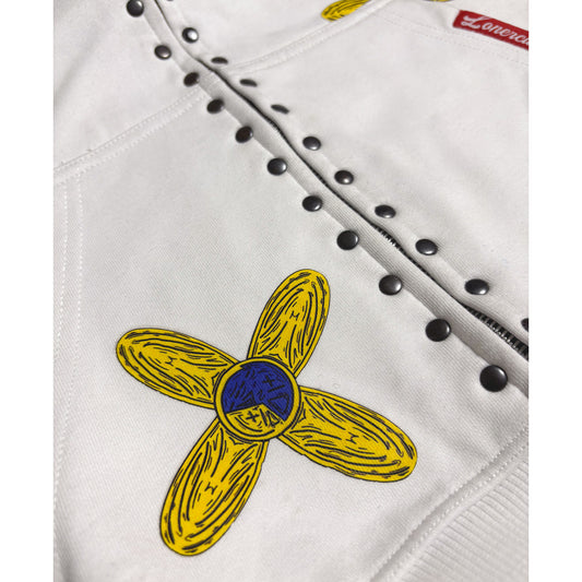 "Loner Daisy" white jacket