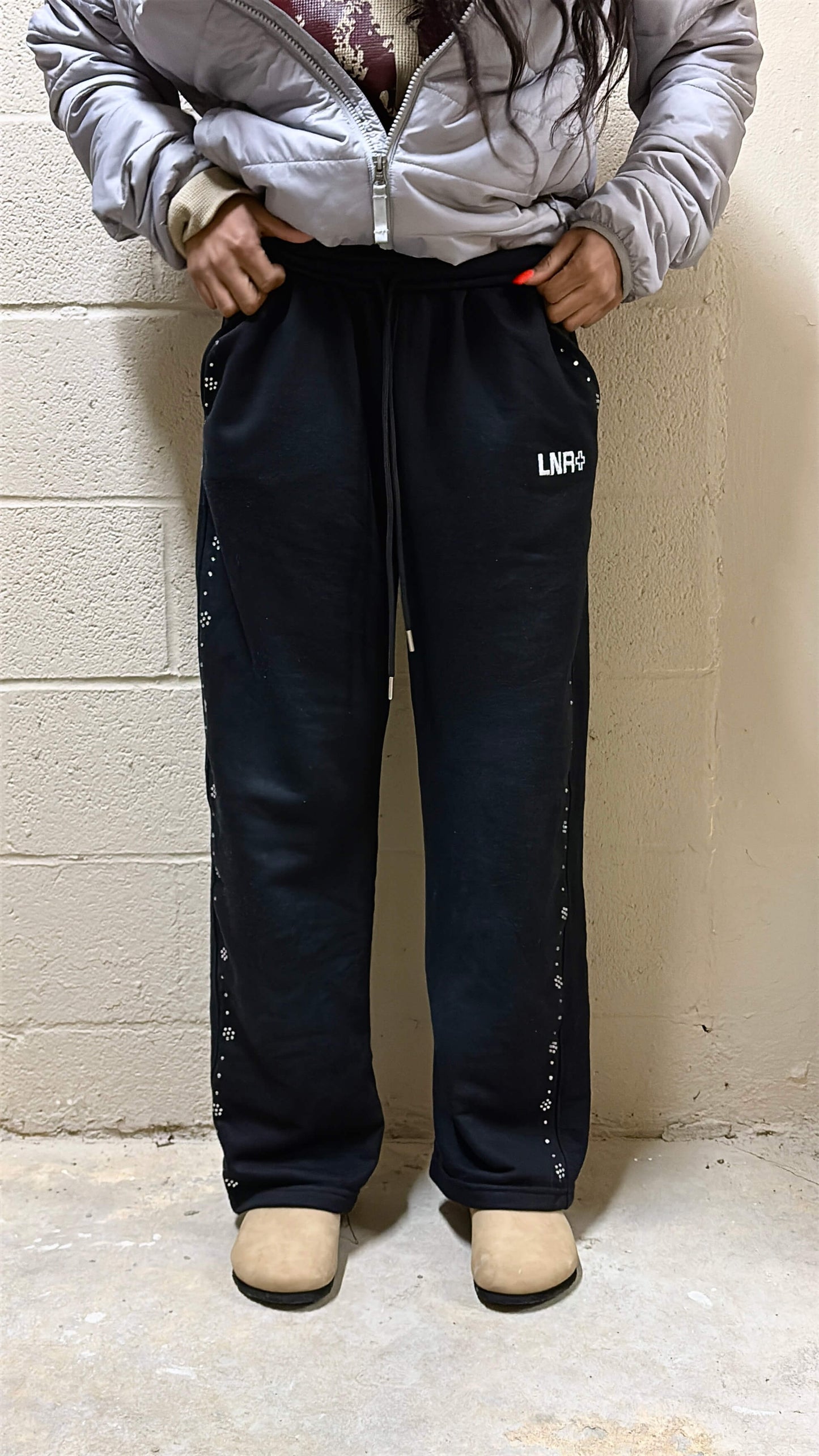 'Frozen Flower' sweatpants